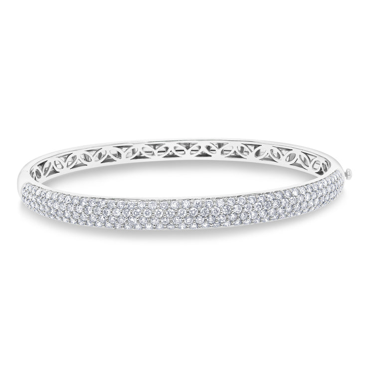 Uneek Stackable Collection 4-Row Clasp Bangle