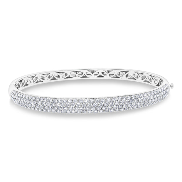 Uneek Stackable Collection 4-Row Clasp Bangle
