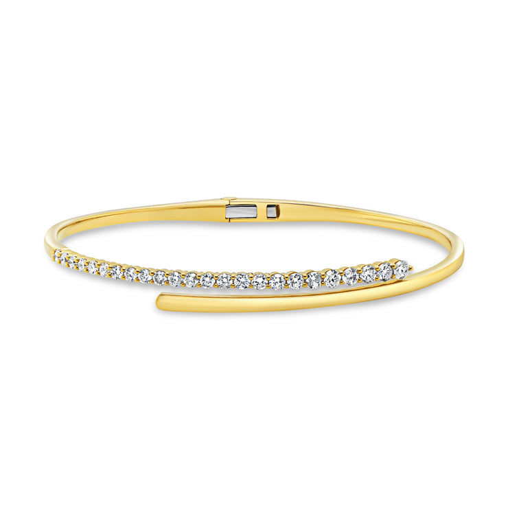 Uneek Stackable Collection Bypass Clasp Bangle