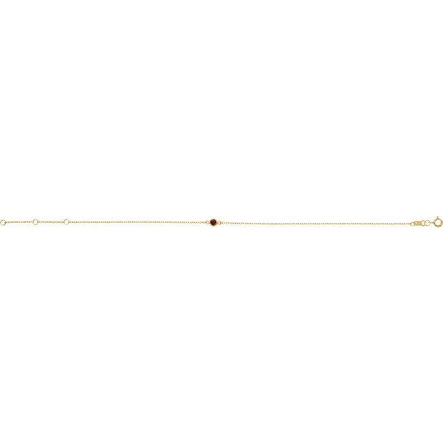 Bezel-Set Link Bracelet