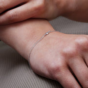 Bezel-Set Link Bracelet