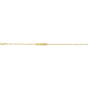 Adjustable Identification Figaro Bracelet