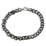 Gent Bracelet in 14k Gold with Diamonds