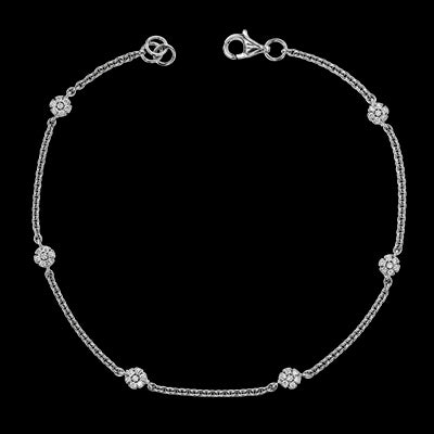 Bracelet in 18k Gold with Diamonds