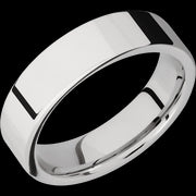6 mm wide Flat Cobalt Chrome band.