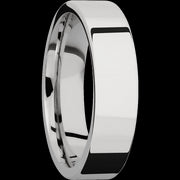 6 mm wide Flat Cobalt Chrome band.