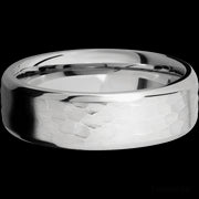 7 mm wide Beveled Cobalt Chrome band.