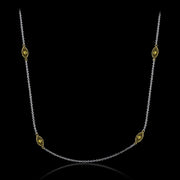 Necklace in 18k Gold with Diamonds