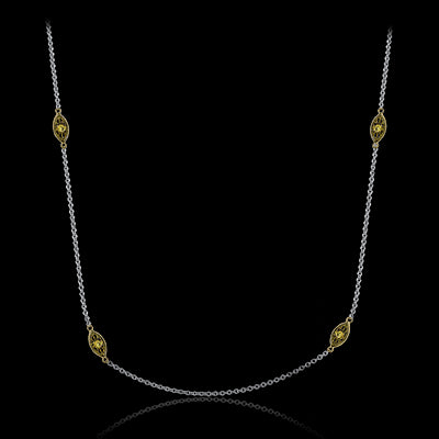 Necklace in 18k Gold with Diamonds