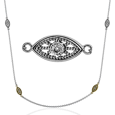 Necklace in 18k Gold with Diamonds