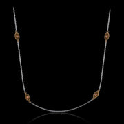 Necklace in 18k Gold with Diamonds