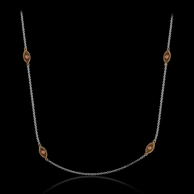 Necklace in 18k Gold with Diamonds