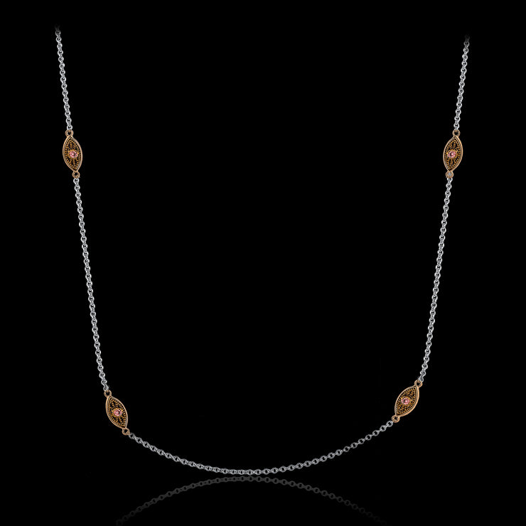 Necklace in 18k Gold with Diamonds