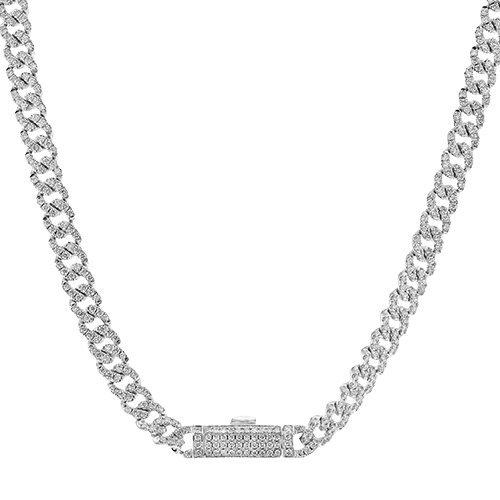 Necklace in 14k Gold with Diamonds