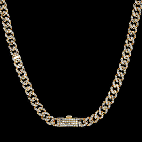 Necklace in 14k Gold with Diamonds