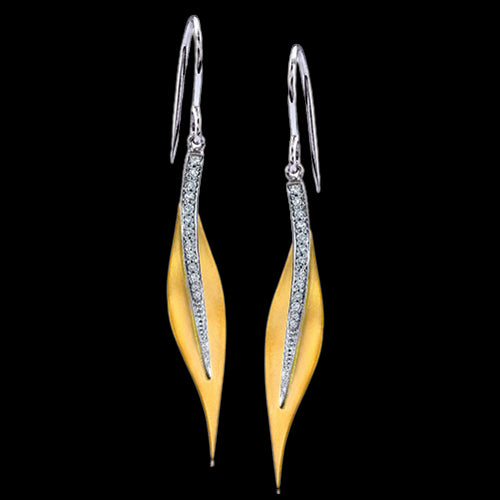 Earring in 18k Gold with Diamonds