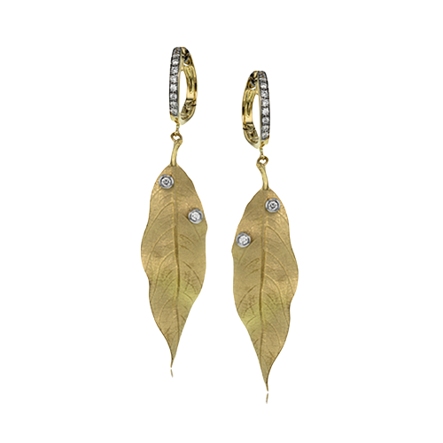 Earring in 18k Gold with Diamonds