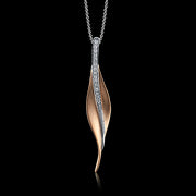 Pendant in 18k Gold with Diamonds