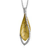Pendant in 18k Gold with Diamonds