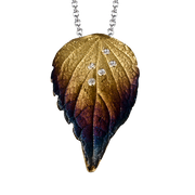 Pendant in 18k Gold with Diamonds