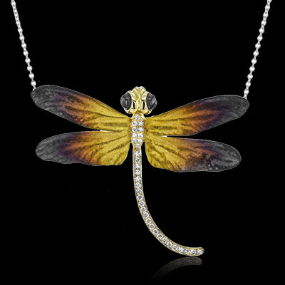 Pendant in 18k Gold with Diamonds