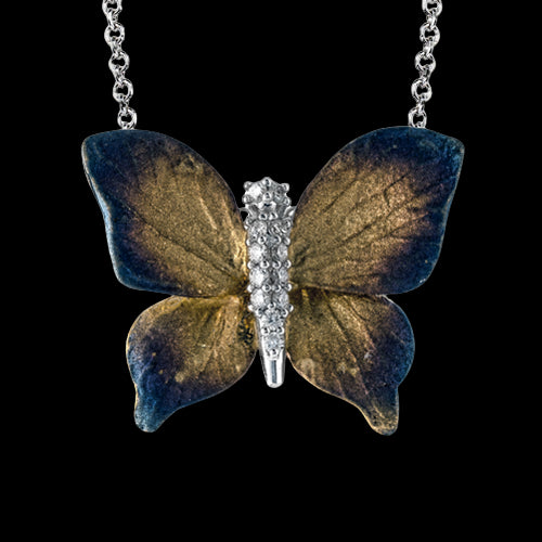 Pendant in 18k Gold with Diamonds