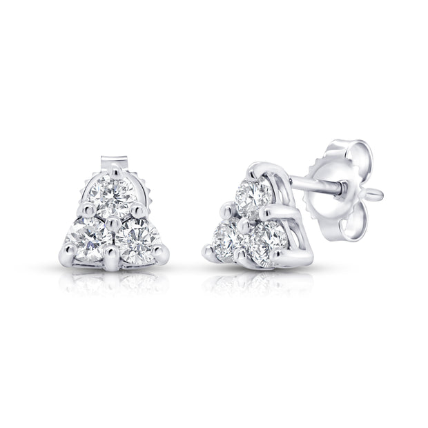 Uneek Timeless Collection Diamond Stud Earrings