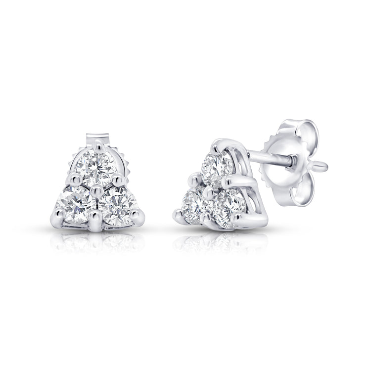 Uneek Timeless Collection Diamond Stud Earrings