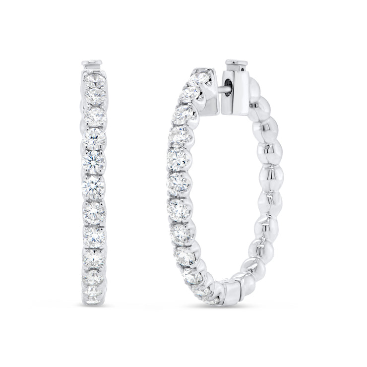 Uneek Timeless Collection Hoop Earrings