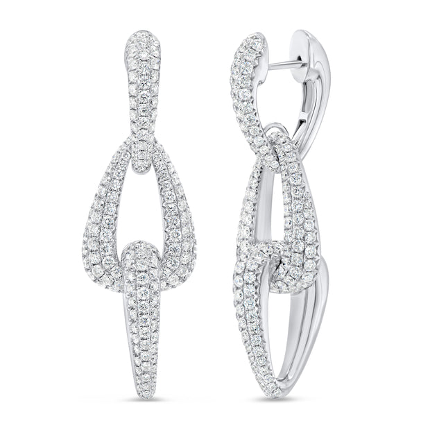 Uneek Gatsby Collection Dangle Earrings