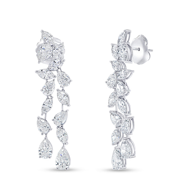 Uneek Signature Collection Chandelier Earrings