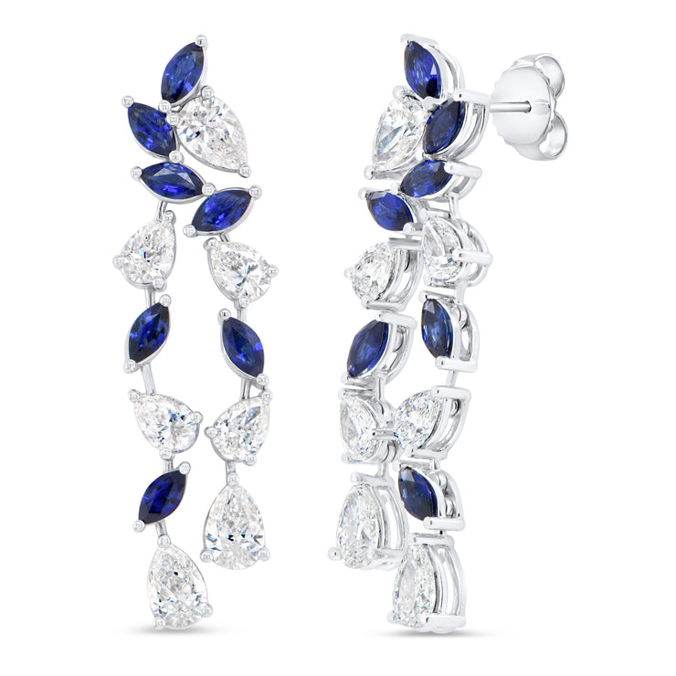 Uneek Precious Collection Chandelier Earrings