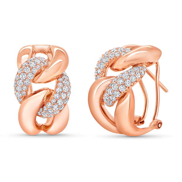 Uneek Legacy Collection Huggie Earrings