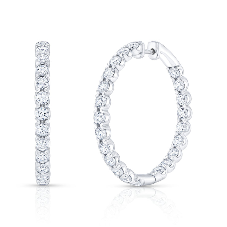 Uneek Signature Collection Hoop Earrings