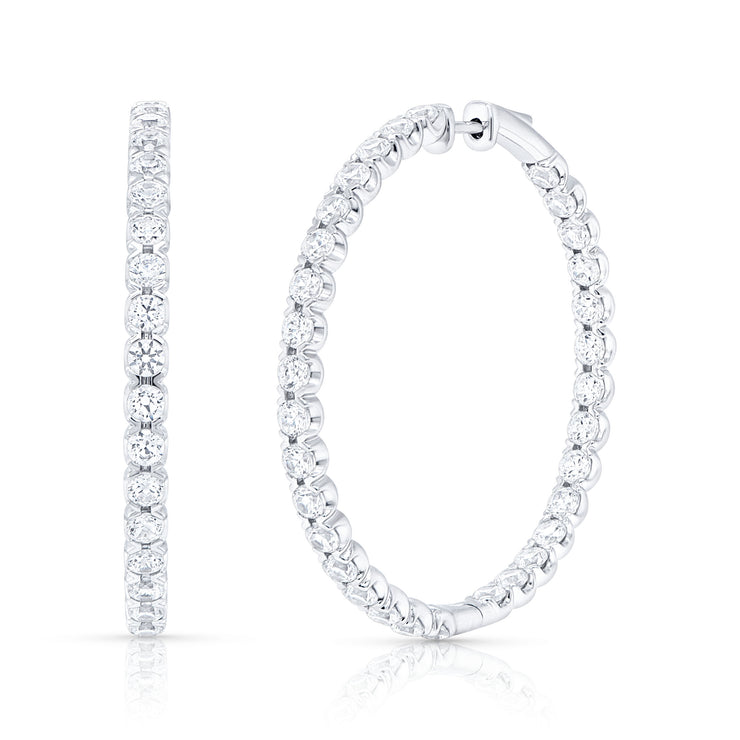 Uneek Timeless Collection Hoop Earrings