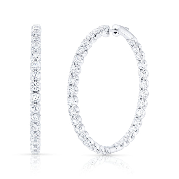 Uneek Signature Collection Hoop Earrings