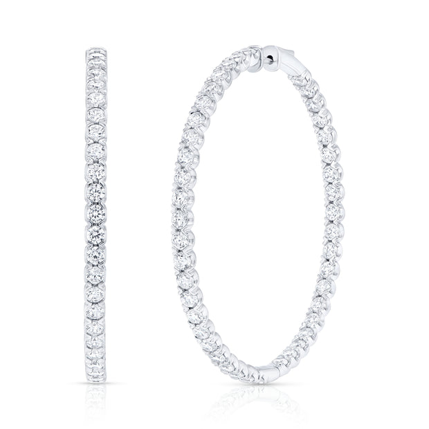 Uneek Timeless Collection Hoop Earrings