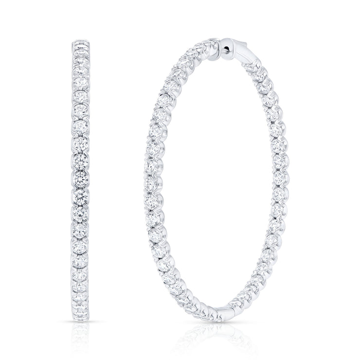 Uneek Timeless Collection Hoop Earrings