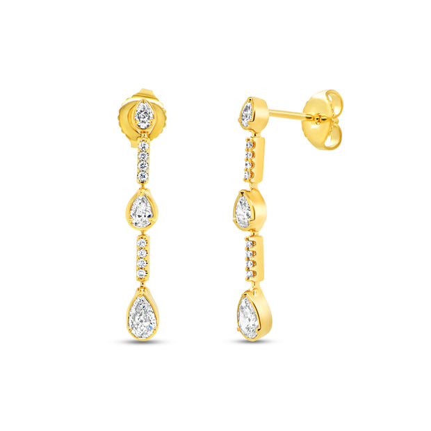 Uneek Alexandria Collection Dangle Earrings