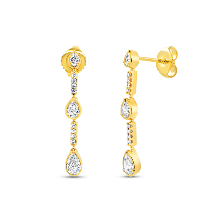 Uneek Alexandria Collection Dangle Earrings