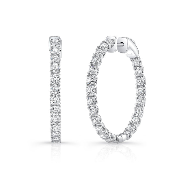 Uneek Timeless Collection Hoop Earrings