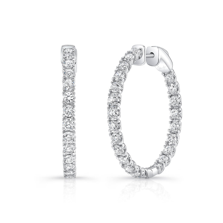 Uneek Timeless Collection Hoop Earrings