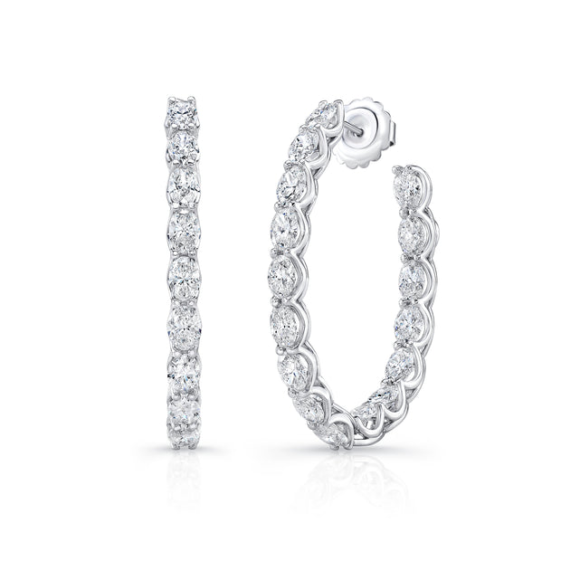 Uneek Signature Collection Hoop Earrings