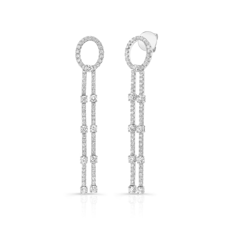 Uneek Gatsby Collection Dangle Earrings