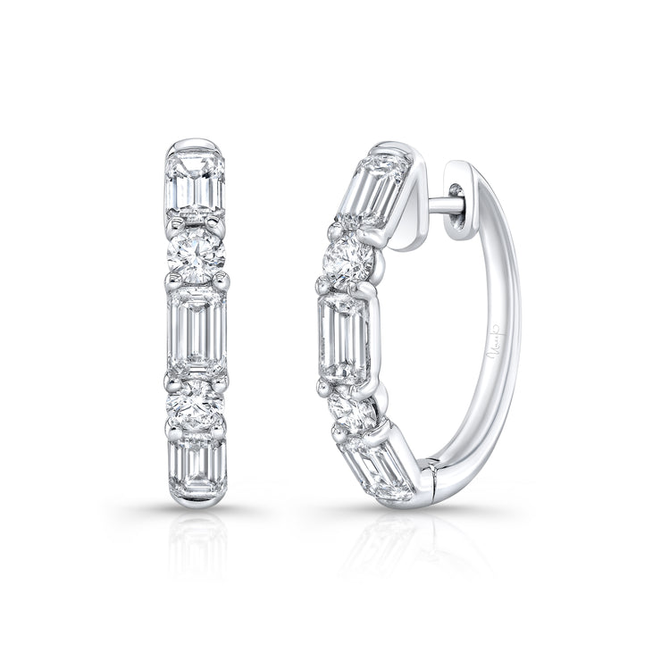 Uneek Timeless Collection Huggie Earrings