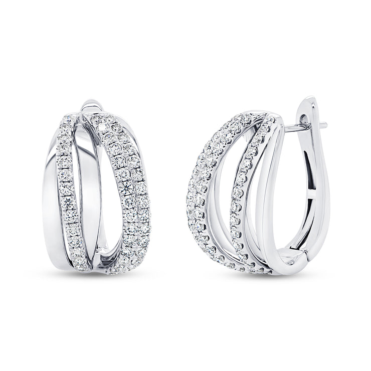 Uneek Timeless Collection Huggie Earrings