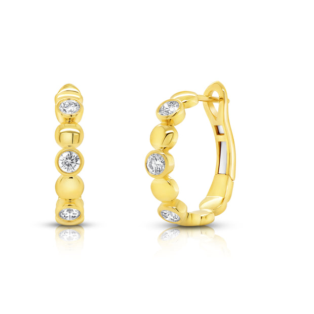 Uneek Alexandria Collection Hoop Earrings