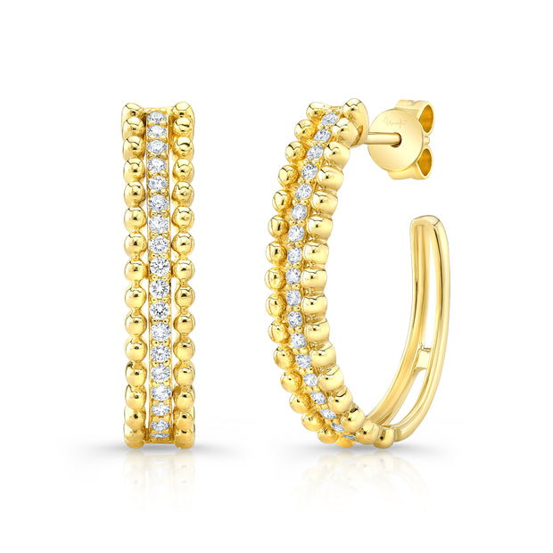 Uneek Chatterley Collection Hoop Earrings