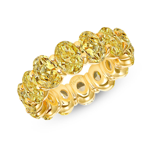 Uneek Natureal Collection Eternity Oval Eternity Ring