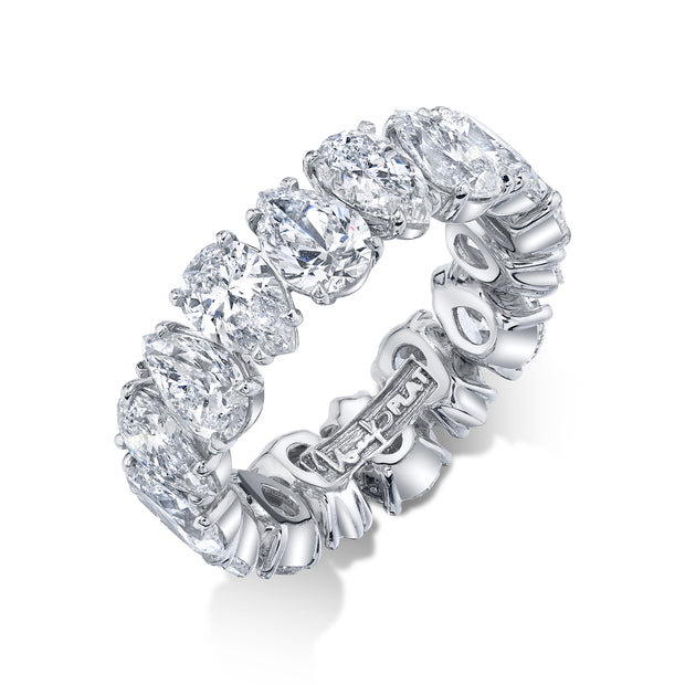 Uneek Eternity Collection 1-Row Pear Shaped Anniversary Ring